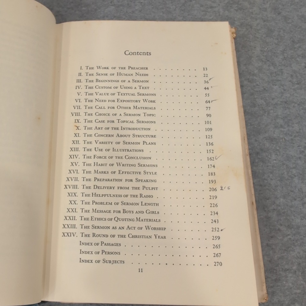 The Preparation of Sermons Andrew W Blackwood 1948 Hardcover Abingdon Press - Picture 5 of 8